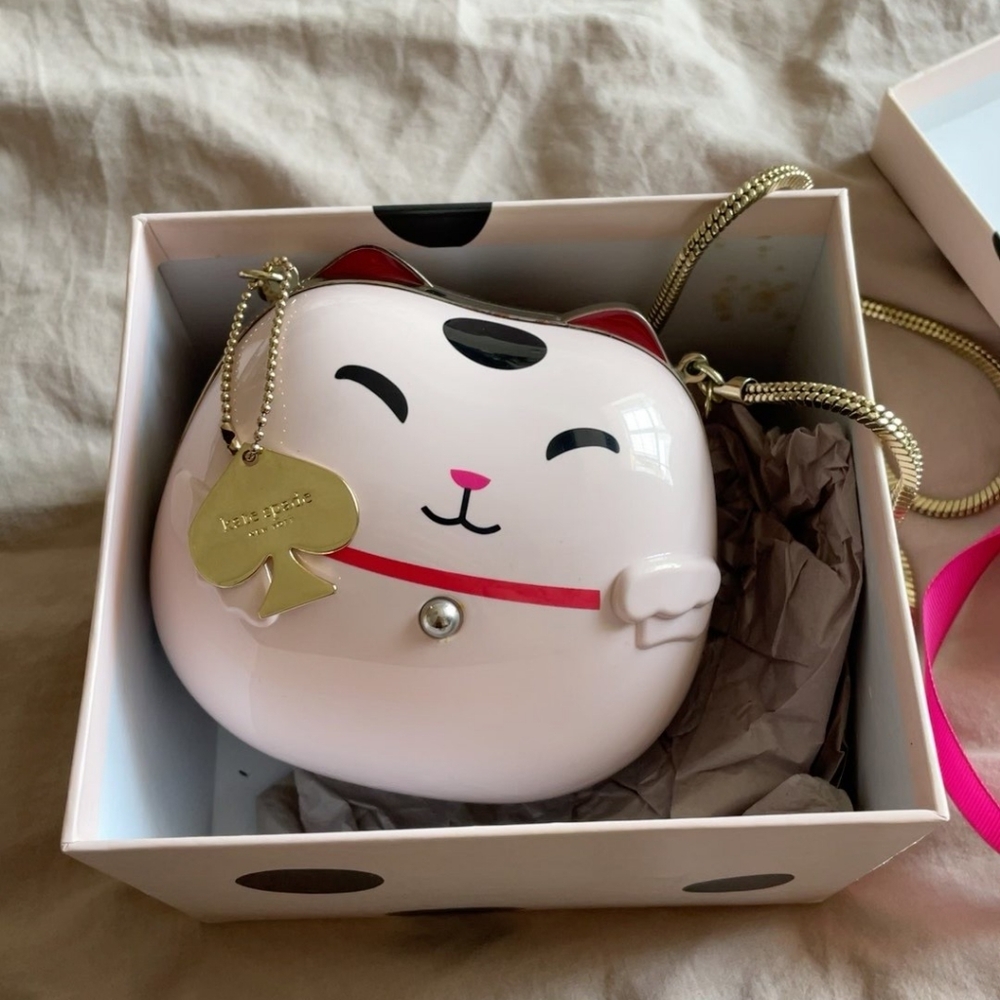 Kate Spade Tokyo Lucky Cat Crossbody Bag new with Oringnal Box